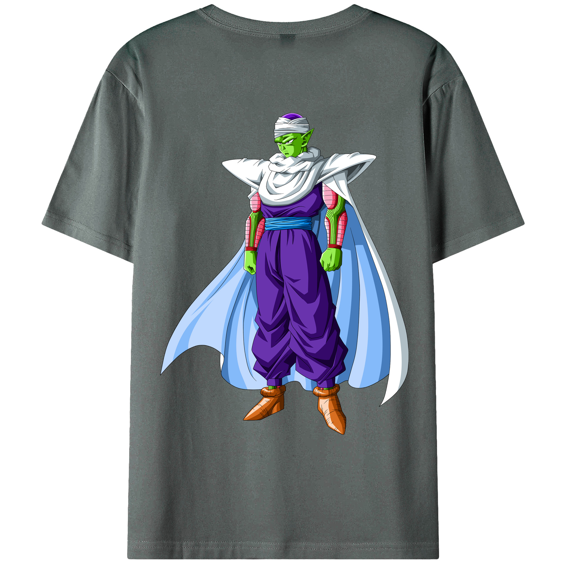 （画像用） ドラゴンボール ピッコロ DRAGON BALL Piccolo 綿100％ メンズ半袖Tシャツ（バックプリント） 通気性
